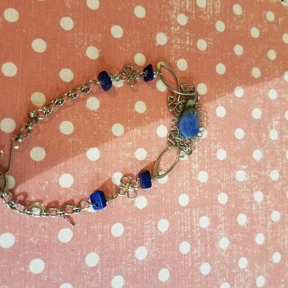 Blue stone bracelet jlp11 - Picture 4 of 6
